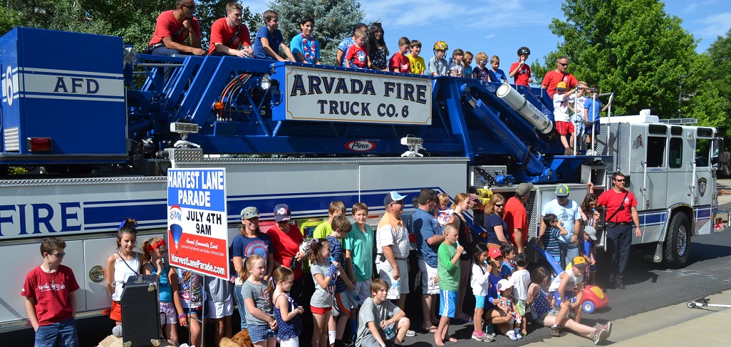 Arvada Fire Department - Ridge at Harvest Lane Parade (2014)